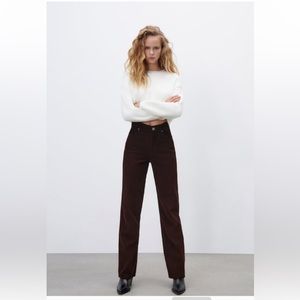 NWOT Zara Cropped Knit Sweater